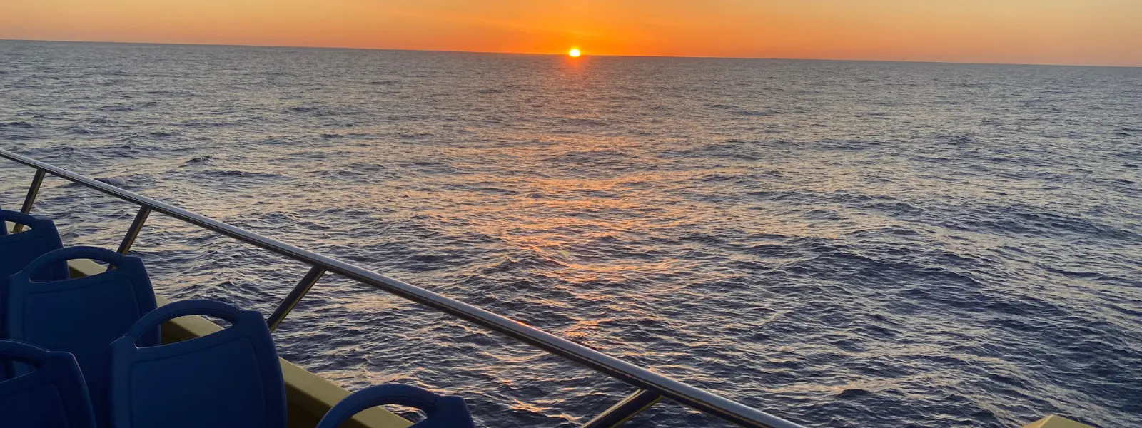 Sunset in the Bocaina strait